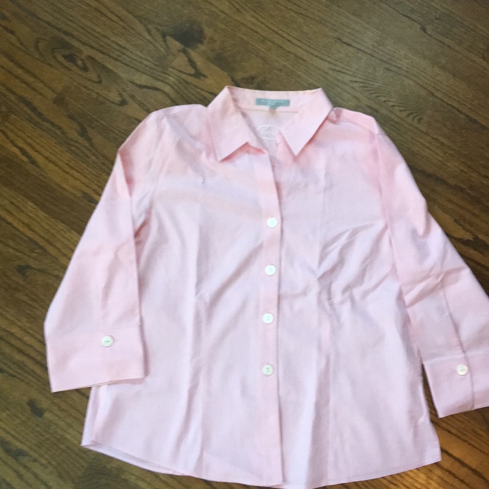 Pink 3/4 sleeve blouse